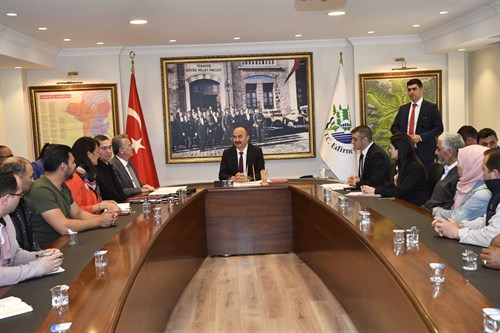 Edirne Valimiz Sayın Ekrem CANALP Başkanlığında Toplantı Düzenlendi